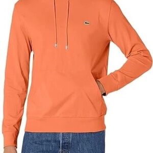 Lacoste Men's Bright Orange Hoodie
